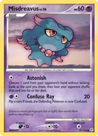 Misdreavus (91/130) [Diamond and Pearl] - Common