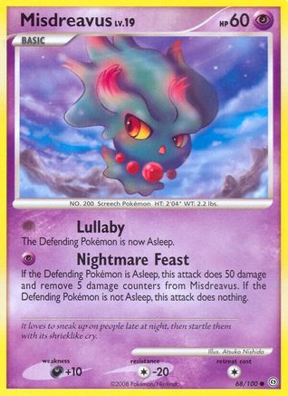 Misdreavus (68/100) Reverse Holofoil [Stormfront] - Common