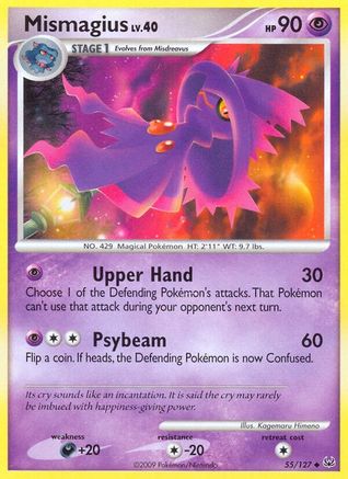 Mismagius (055/127) Reverse Holofoil [Platinum] - Uncommon