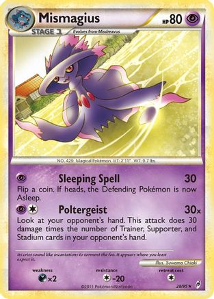 Mismagius (28/95) Reverse Holofoil [Call of Legends] - Rare