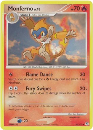 Monferno (056/130) [Diamond and Pearl] - Uncommon