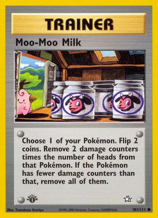 Moo-Moo Milk (101/111) 1st Edition [Neo Genesis] - Common