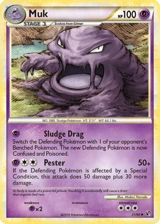 Muk (31/90) Reverse Holofoil [Undaunted] - Uncommon