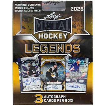 2025 Leaf Metal Hockey Legends Hobby Box | Eastridge Sports Cards