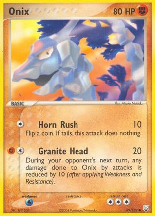 Onix (069/109) Reverse Holofoil [Team Rocket Returns] - Common