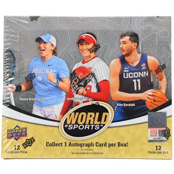 2025 Upper Deck World of Sports Hobby Box