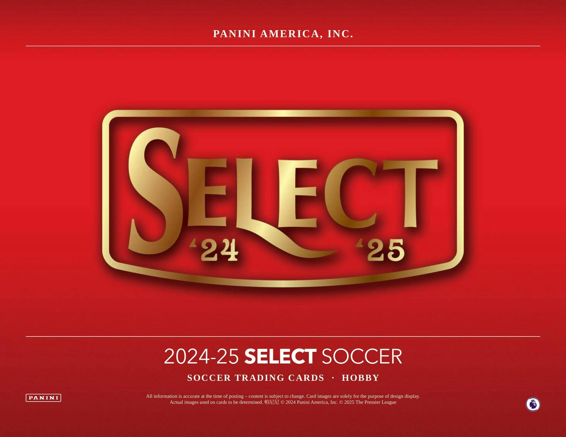 2024-25 Panini Select EPL Soccer Hobby Pack | Eastridge Sports Cards