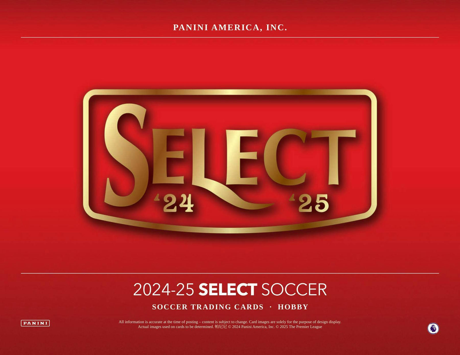2024-25 Panini Select EPL Soccer Hobby Pack