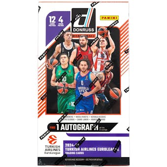 2024-25 Panini Donruss Basketball Turkish Airlines Euroleague Hobby Box