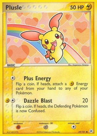Plusle (069/101) Reverse Holofoil [Hidden Legends] - Common