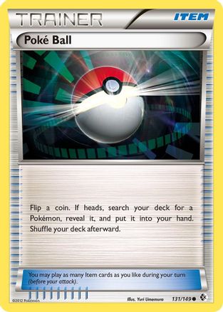 Poke Ball (131/149) Reverse Holofoil [Boundaries Crossed] - Common