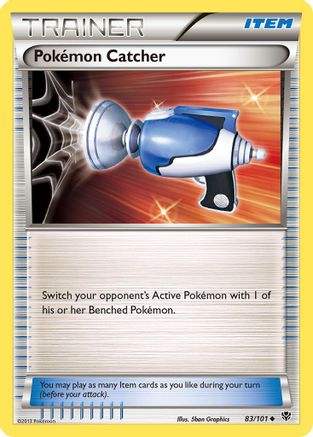 Pokemon Catcher (083/101) Reverse Holofoil [Plasma Blast] - Uncommon