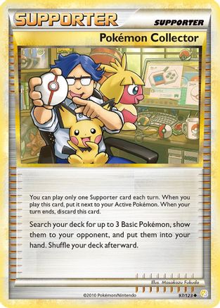Pokemon Collector (097/123) Reverse Holofoil [HeartGold SoulSilver] - Uncommon