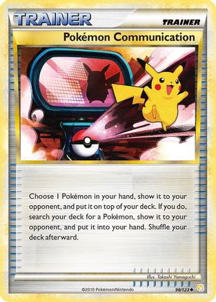 Pokemon Communication (098/123) Reverse Holofoil [HeartGold SoulSilver] - Uncommon