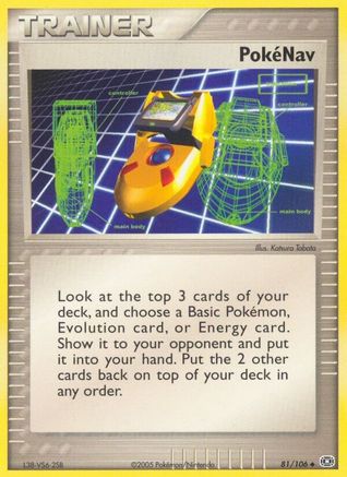 Pokenav (81/106) Reverse Holofoil [Emerald] - Uncommon