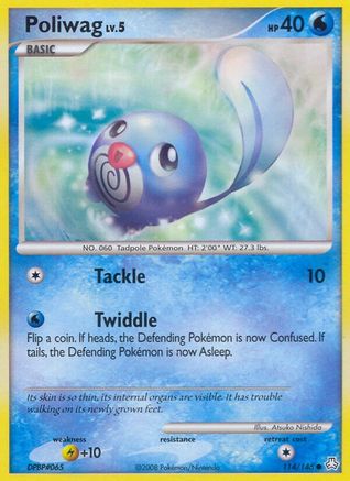 Poliwag (114/146) Reverse Holofoil [Legends Awakened] - Common
