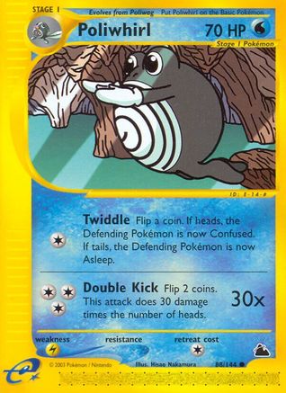 Poliwhirl (88/144) Reverse Holofoil [Skyridge] - Common
