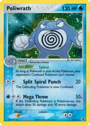 Poliwrath (11/112) Reverse Holofoil [FireRed & LeafGreen] - Holo Rare