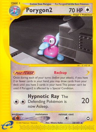 Porygon2 (28/147) Reverse Holofoil [Aquapolis] - Rare
