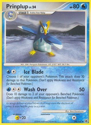 Prinplup (44/100) Reverse Holofoil [Majestic Dawn] - Uncommon