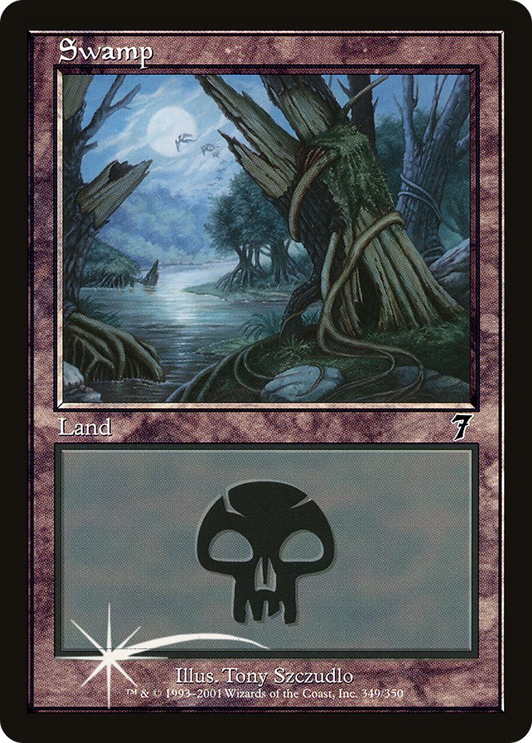 Swamp (349) (7ED-349) - 7th Edition