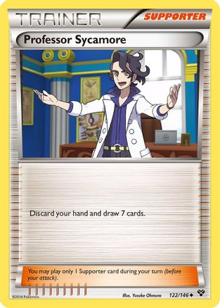 Professor Sycamore (122/146) Reverse Holofoil [XY Base Set] - Uncommon