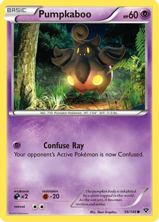Pumpkaboo (056/146) Reverse Holofoil [XY Base Set] - Common