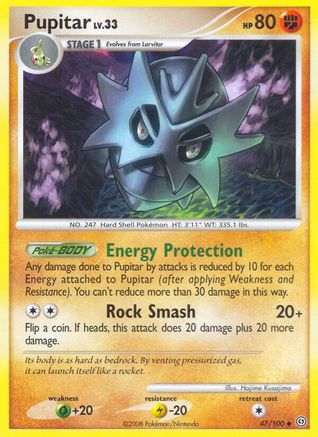 Pupitar (47/100) Reverse Holofoil [Stormfront] - Uncommon