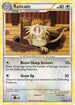 Raticate 034  - Reverse Holofoil Undaunted - Uncommon