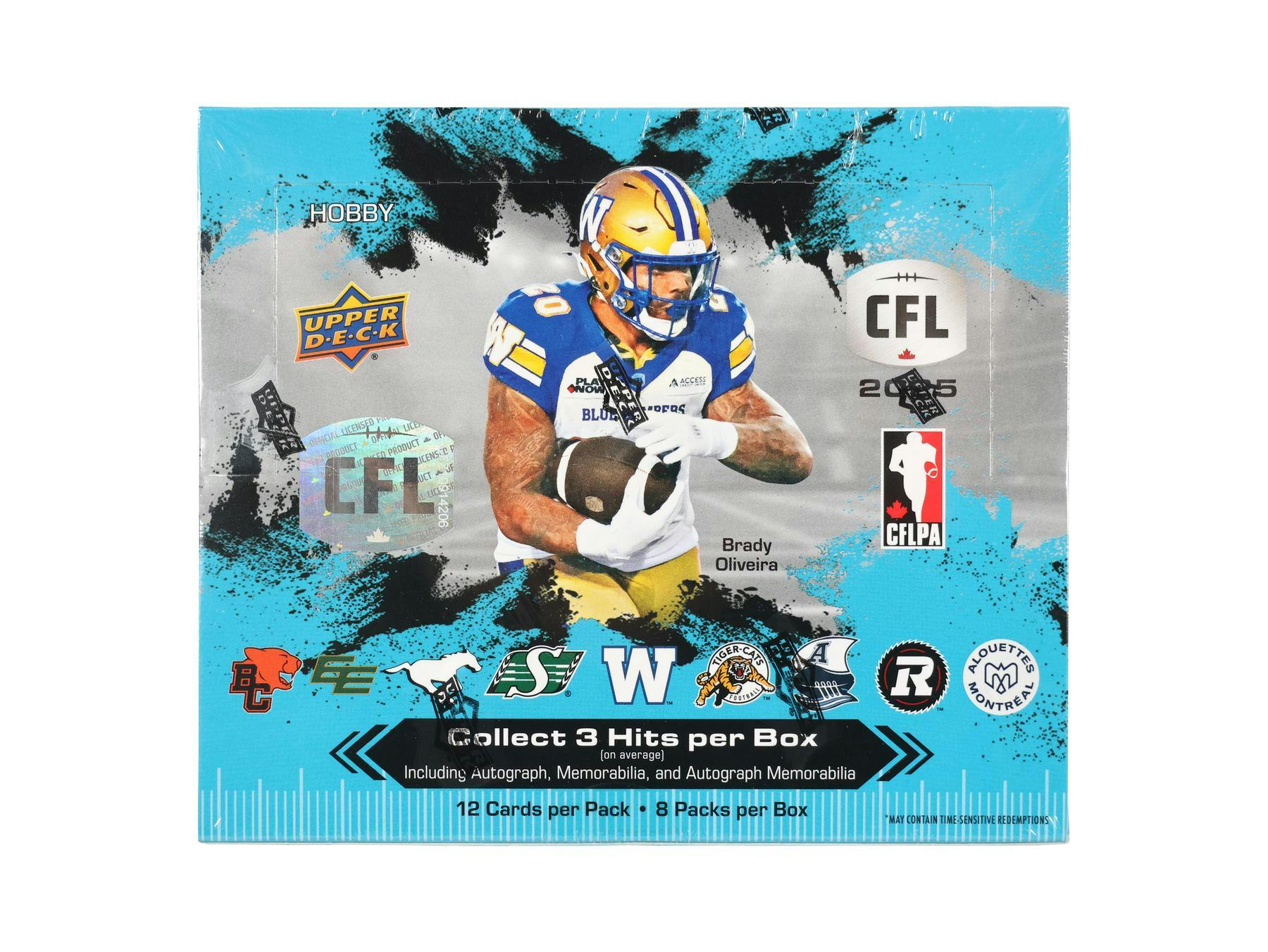 2025 Upper Deck CFL Hobby Box