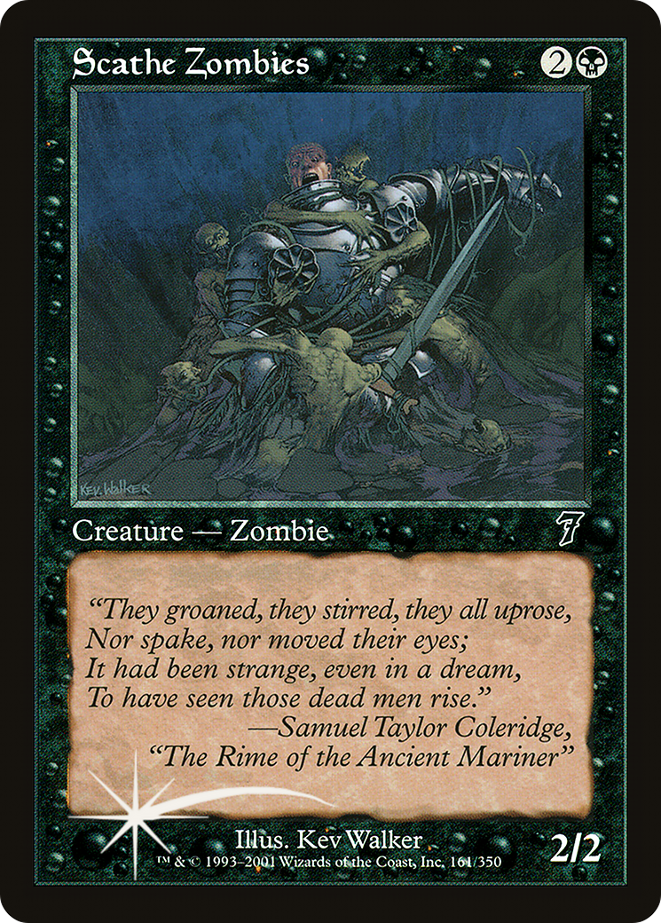 Scathe Zombies (7ED-161) - 7th Edition Foil