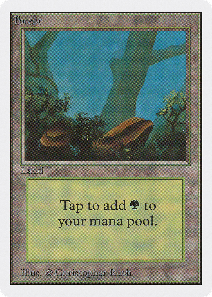 Forest (A) (2ED-) - Unlimited Edition