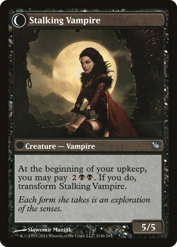 Screeching Bat (ISD-114) - Innistrad: (Double Faced Transform) Foil