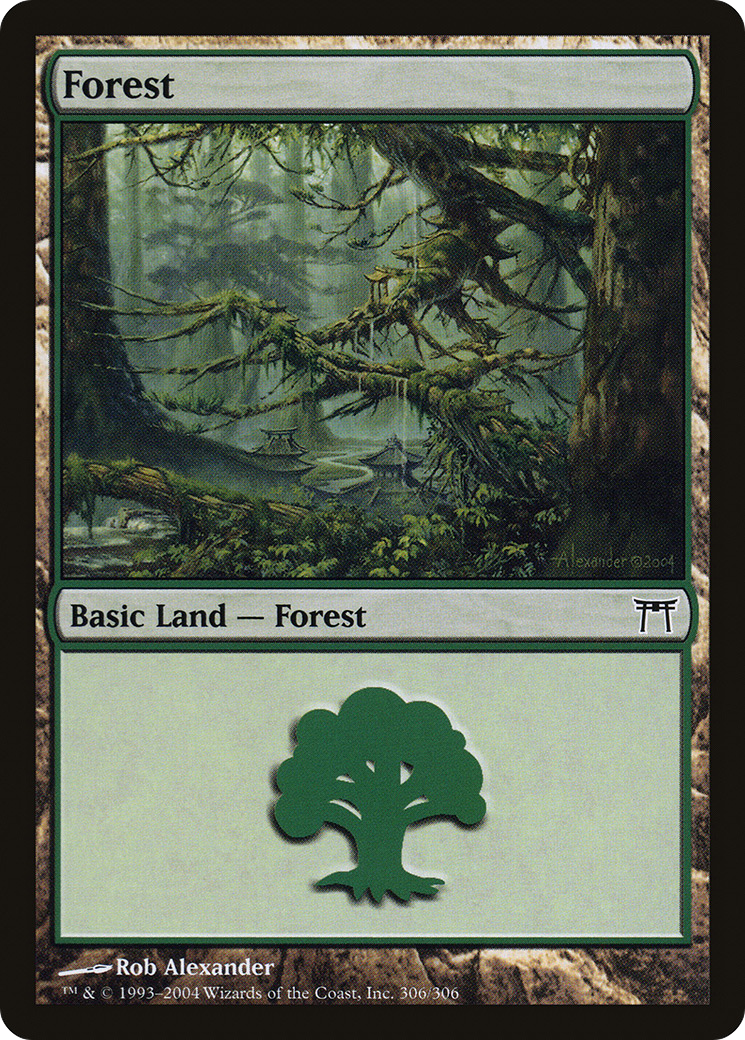 Forest (306) (CHK-306) - Champions of Kamigawa