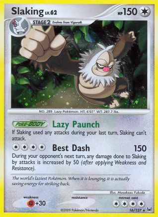 Slaking  - Holofoil Platinum - Holo Rare