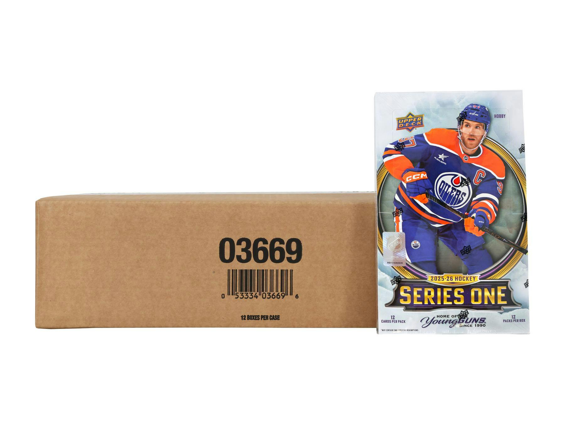 2025-26 Upper Deck Series 1 Hockey Hobby Case (12ct)