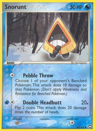Snorunt (064/108) Reverse Holofoil [Power Keepers] - Common