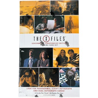 2025 Upper Deck X-Files Government Conspiracies Hobby Box | Eastridge Sports Cards