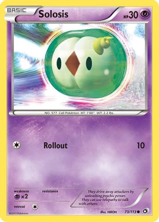 Solosis (73/113) Reverse Holofoil [Legendary Treasures] - Common