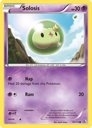 Solosis (74/113) Reverse Holofoil [Legendary Treasures] - Common