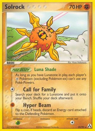 Solrock (25/92) Reverse Holofoil [Legend Maker] - Rare