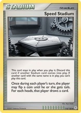 Speed Stadium (114/130) Reverse Holofoil [Diamond and Pearl] - Uncommon