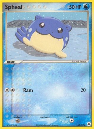 Spheal (065/92) Reverse Holofoil [Legend Maker] - Common