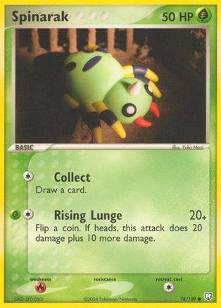Spinarak (078/109) Reverse Holofoil [Team Rocket Returns] - Common