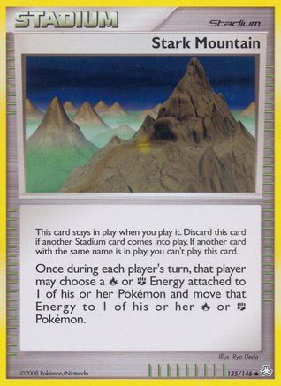Stark Mountain (135/146) Reverse Holofoil [Legends Awakened] - Uncommon