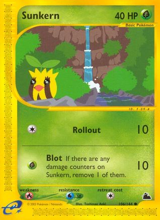 Sunkern (106/144) [Skyridge] - Common