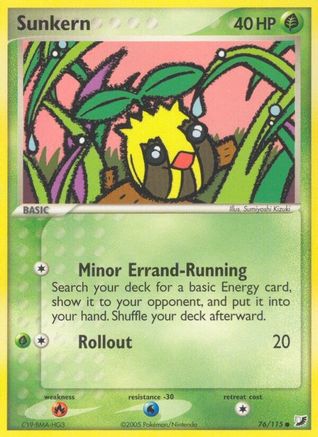 Sunkern (76/115) Reverse Holofoil [Unseen Forces] - Common