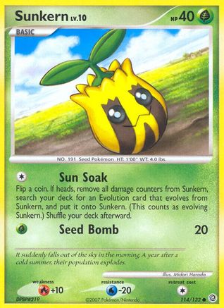 Sunkern (114/132) [Secret Wonders] - Common