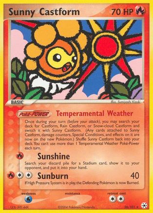 Sunny Castform (26/101) [Hidden Legends] - Rare