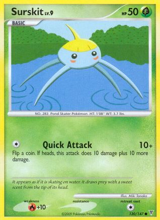 Surskit (130/147) Reverse Holofoil [Supreme Victors] - Common